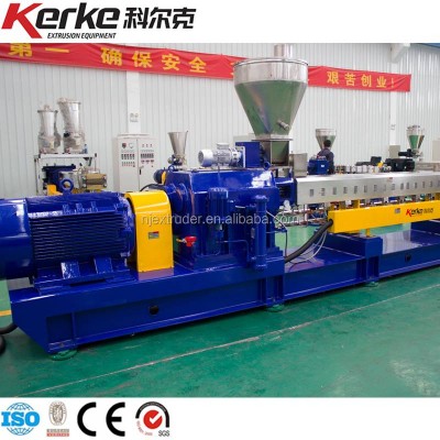 Fluorine Plastic Ptfe Granulating Double Screw Extruder | Co-rotating Parallel Twin Screw Machine